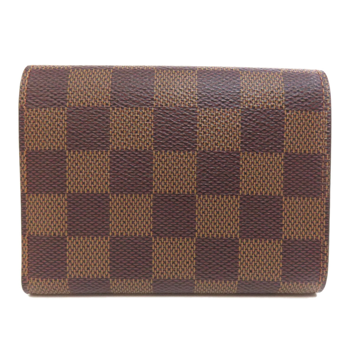 LOUIS VUITTON Bifold Wallet N41659 Damier canvas Brown Portefeuille Victorine