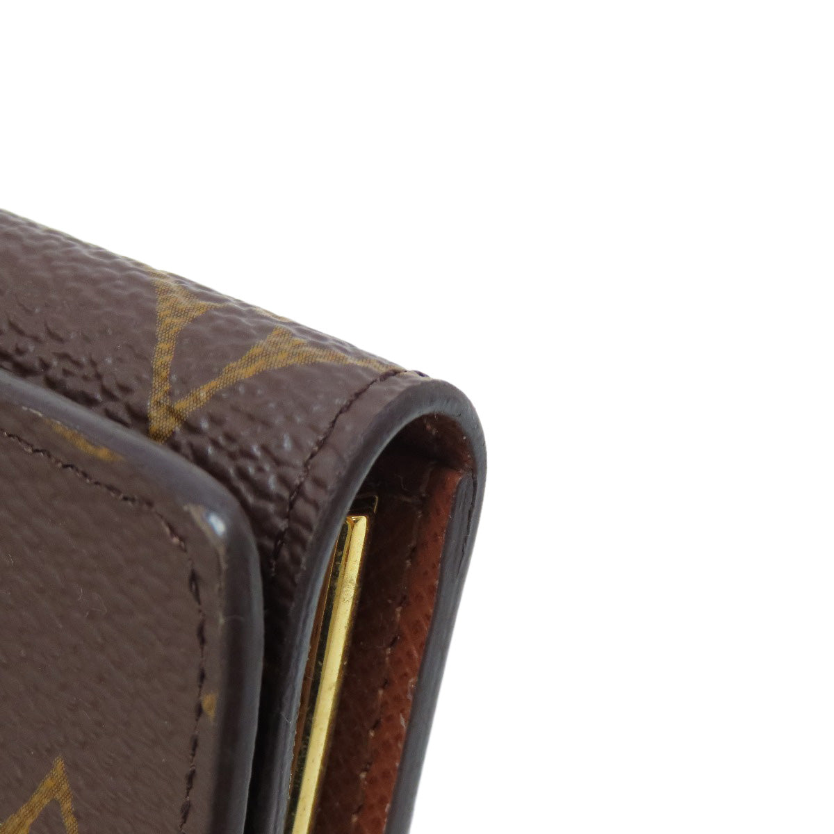 LOUIS VUITTON Key case Key holder M69517 Monogram canvas Brown Multicles4