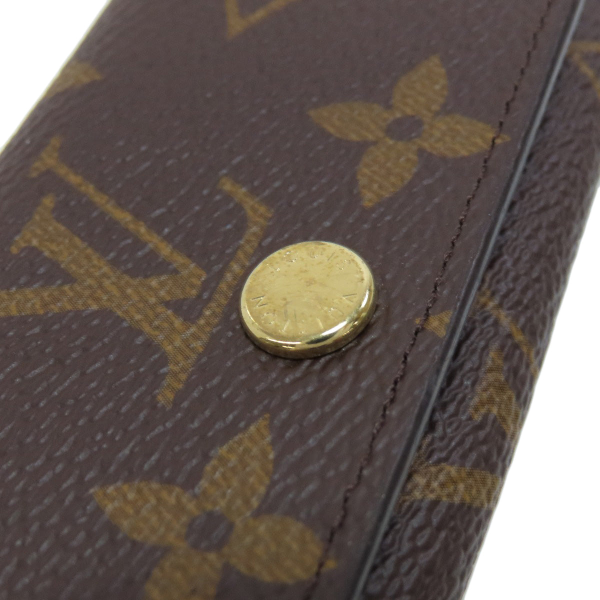 LOUIS VUITTON Key case Key holder M69517 Monogram canvas Brown Multicles4