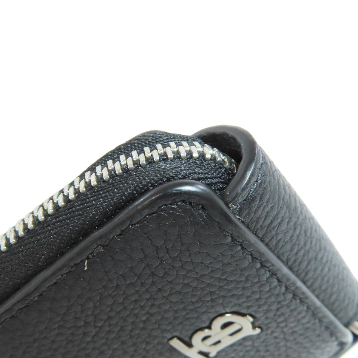 BURBERRY Coin case leather black logo