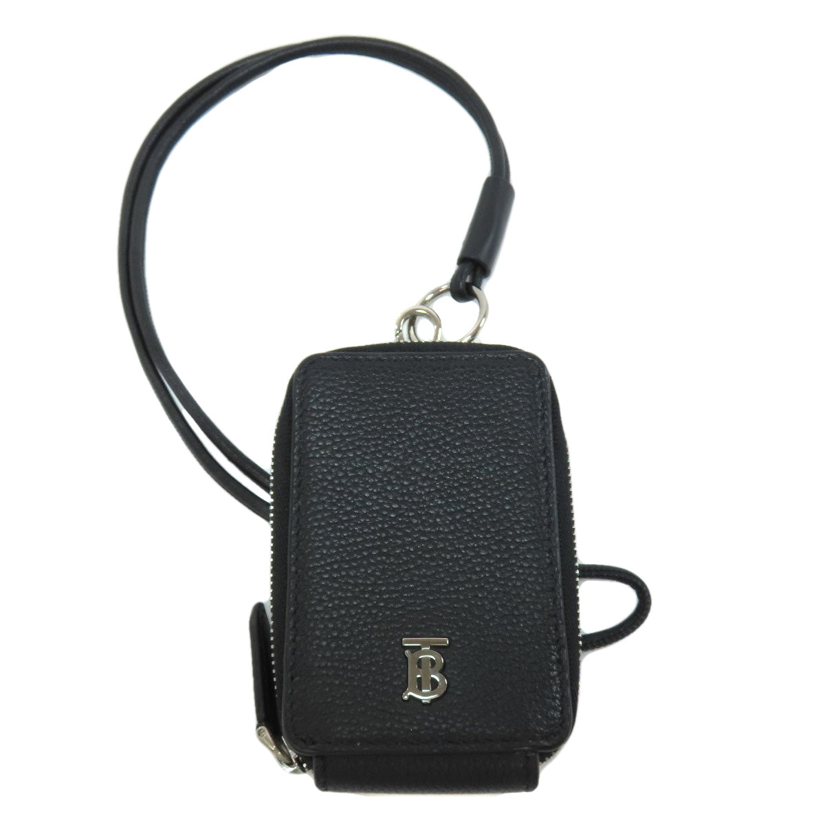 BURBERRY Coin case leather black logo