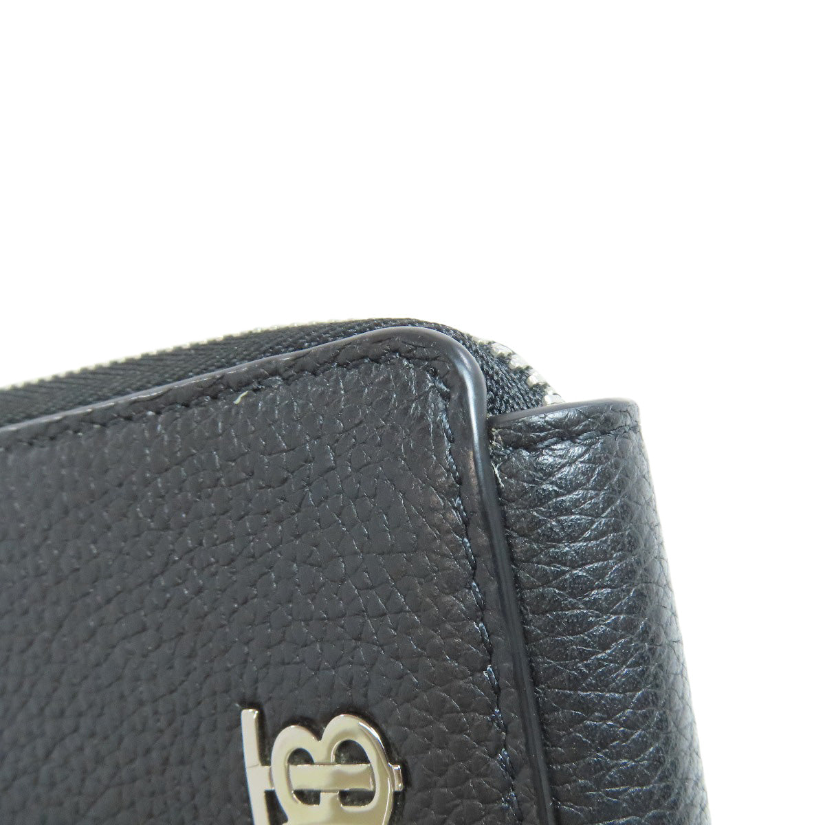 BURBERRY Coin case leather black logo