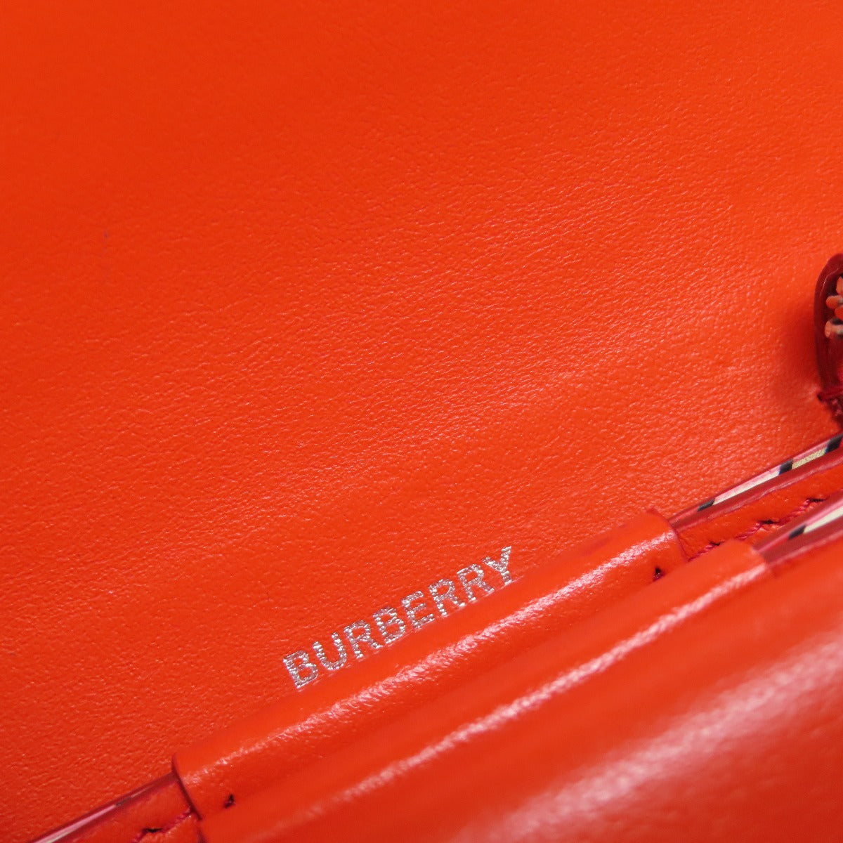 BURBERRY Bifold Wallet PVC beige Logo motif