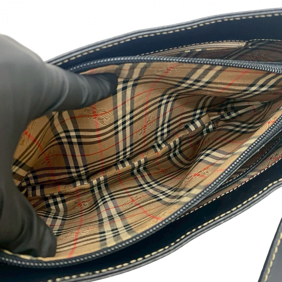 BURBERRY Shoulder Bag leather black