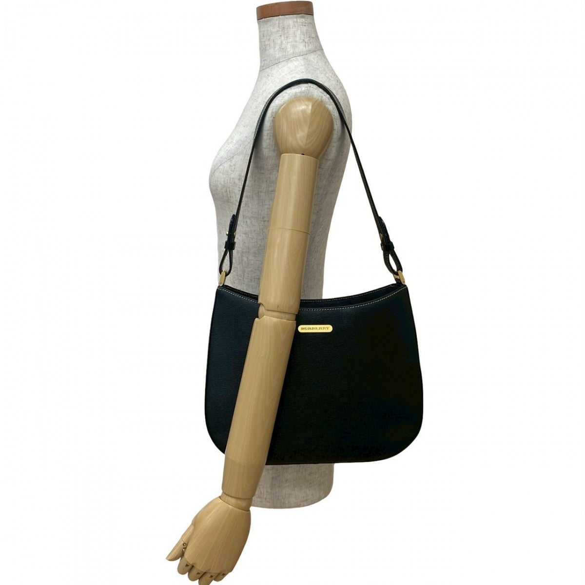 BURBERRY Shoulder Bag leather black