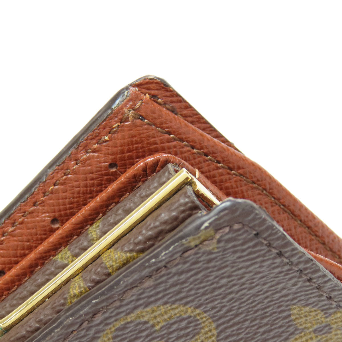 LOUIS VUITTON Bifold Wallet M61663 Monogram canvas Brown Portefeuille Vienova