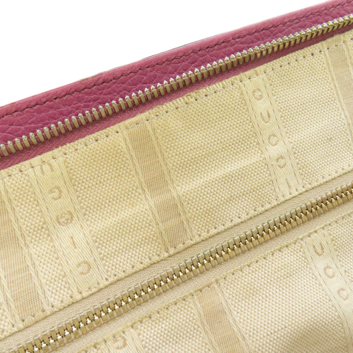GUCCI Tote Bag 391987 leather pink 2WAY