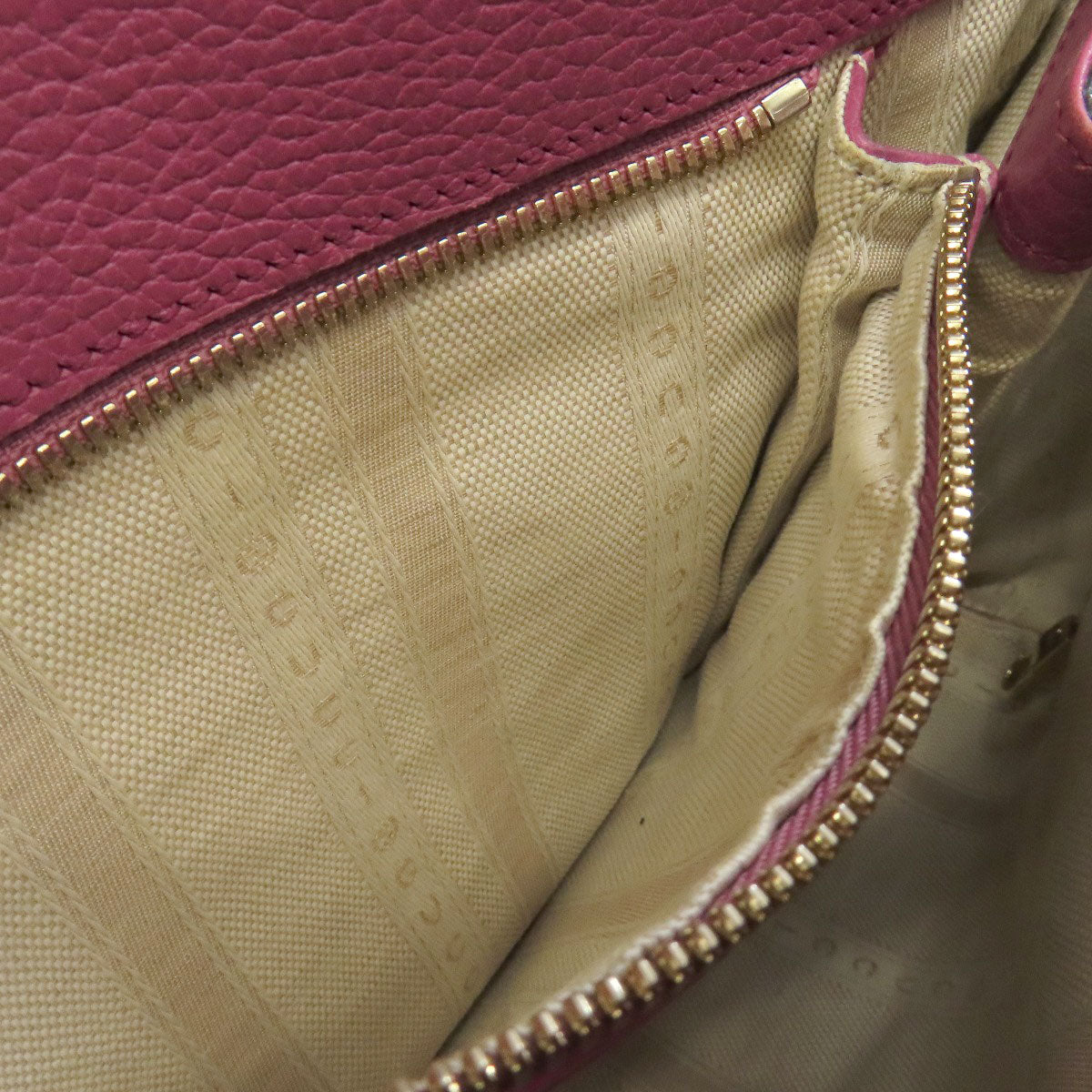 GUCCI Tote Bag 391987 leather pink 2WAY