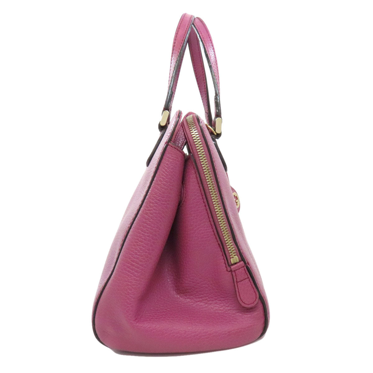 GUCCI Tote Bag 391987 leather pink 2WAY
