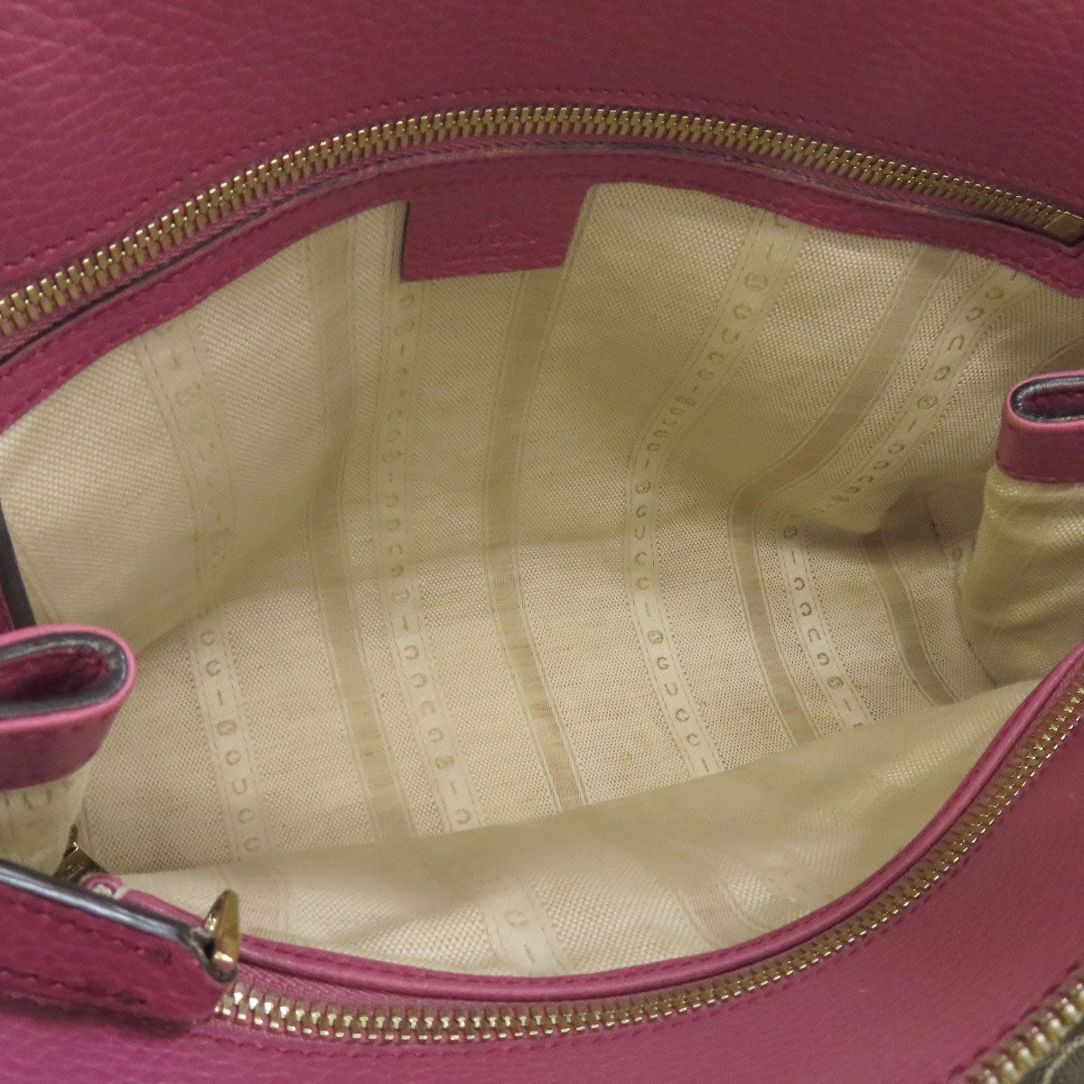GUCCI Tote Bag 391987 leather pink 2WAY