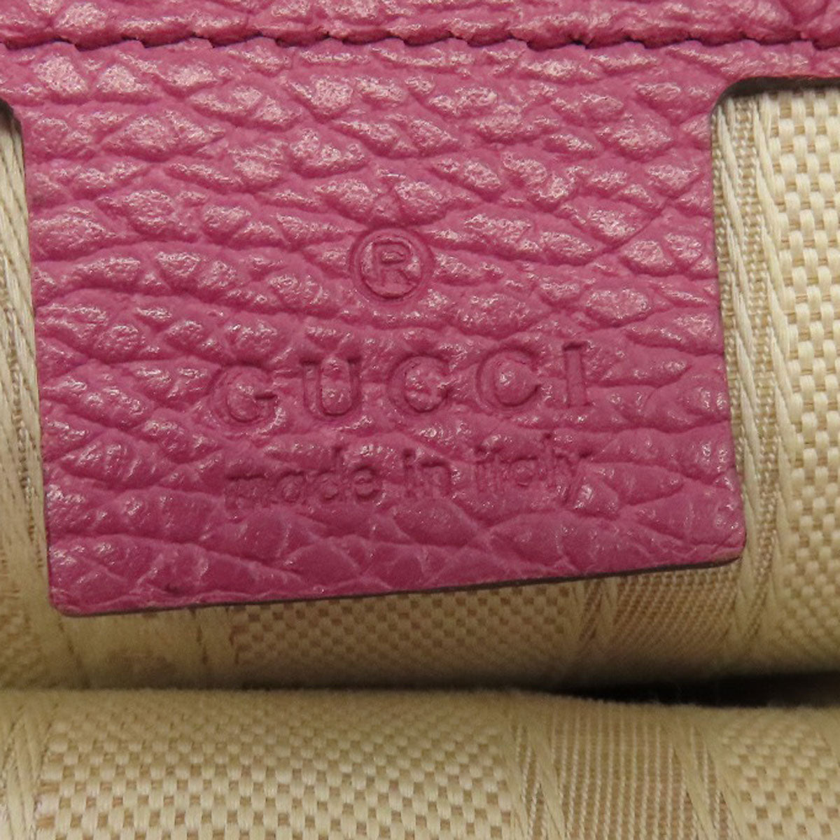 GUCCI Tote Bag 391987 leather pink 2WAY