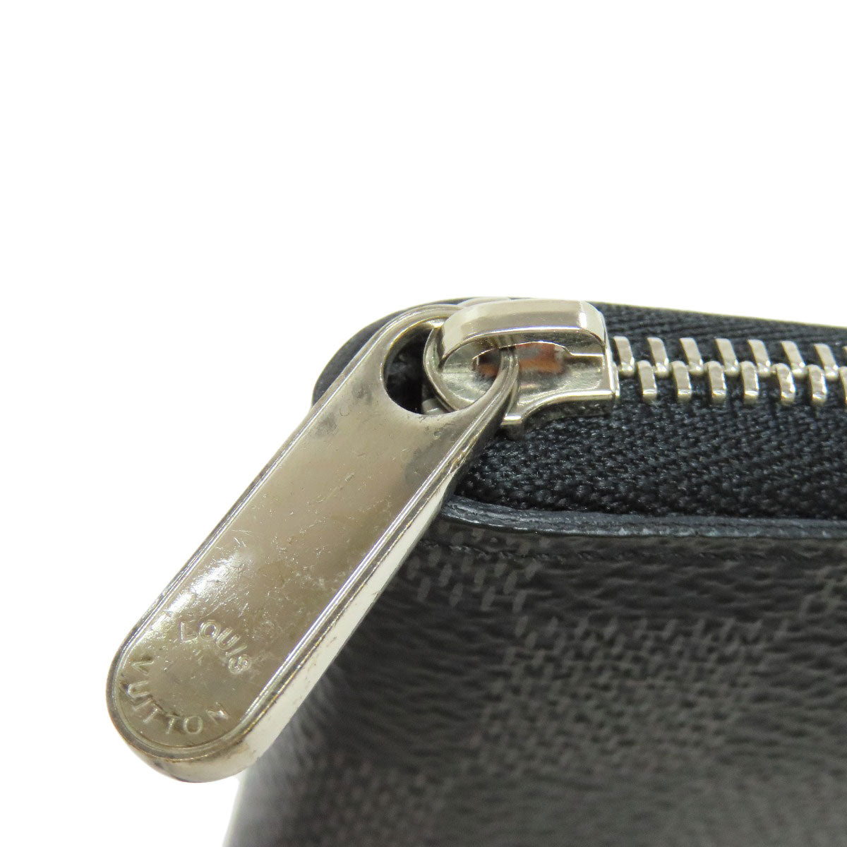 LOUIS VUITTON Coin case N63076 Damier canvas black Zippy coin purse