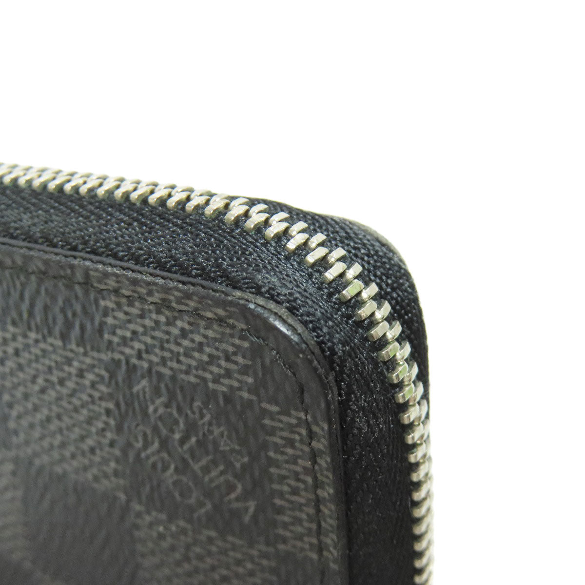 LOUIS VUITTON Coin case N63076 Damier canvas black Zippy coin purse