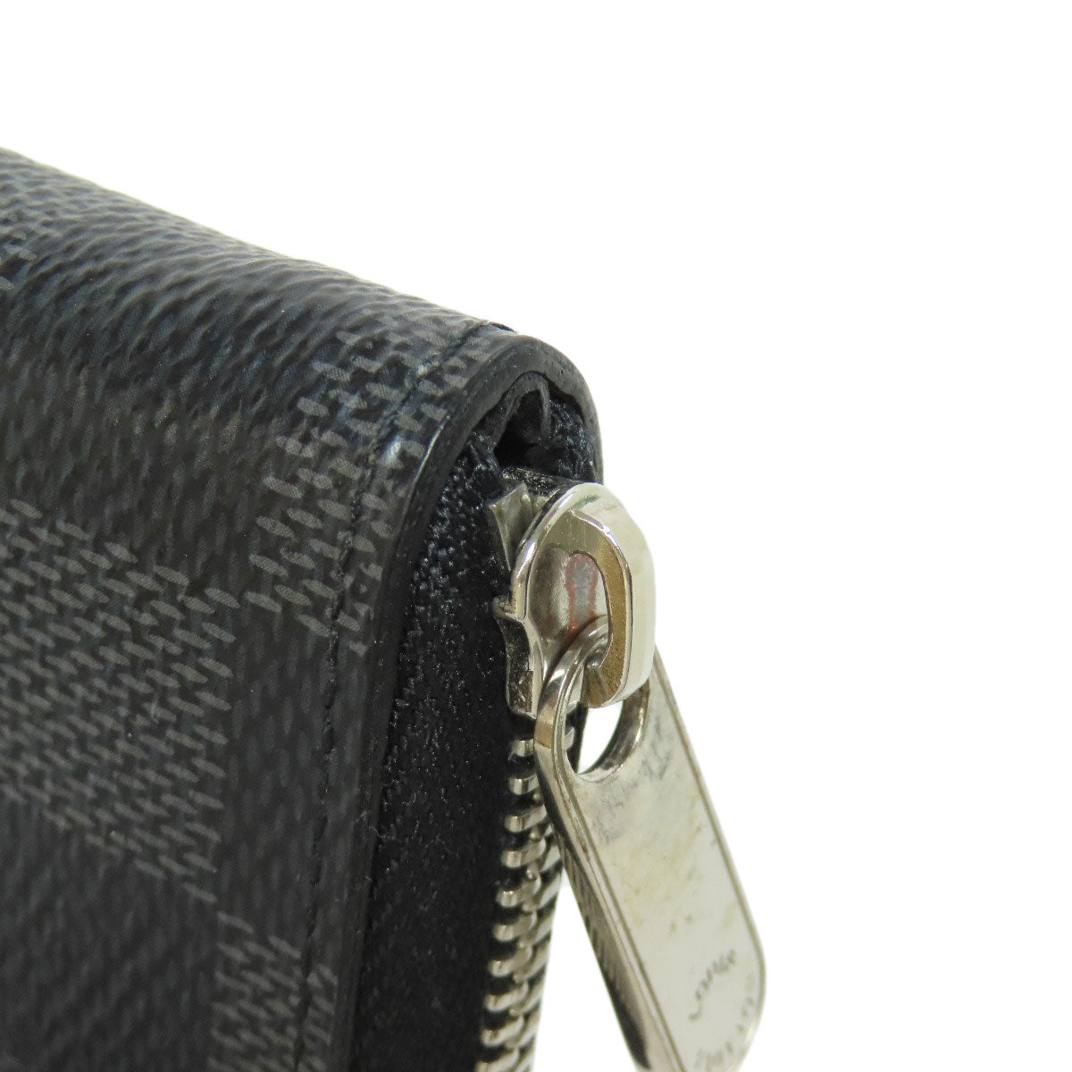 LOUIS VUITTON Coin case N63076 Damier canvas black Zippy coin purse