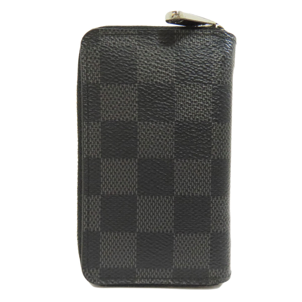 LOUIS VUITTON Coin case N63076 Damier canvas black Zippy coin purse