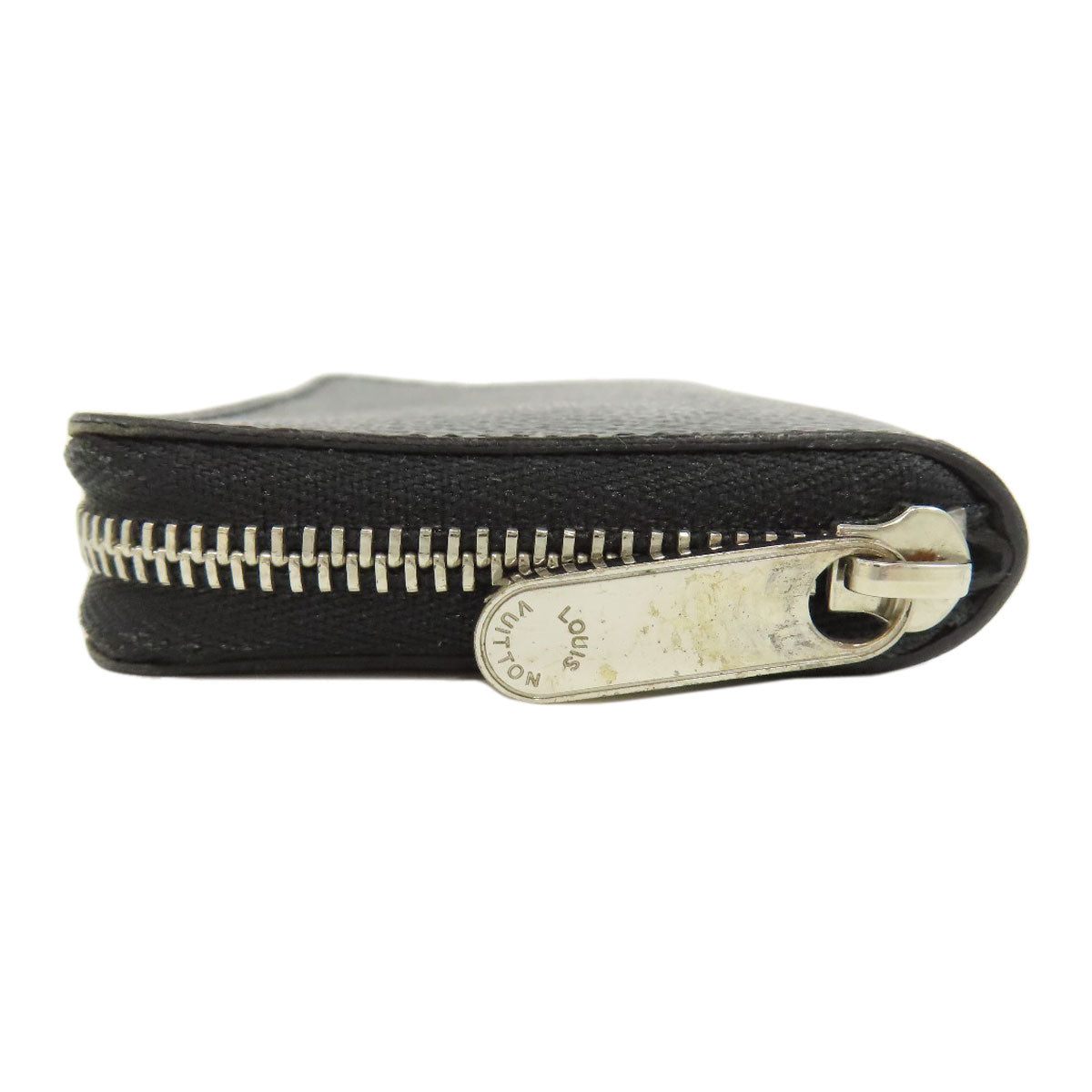 LOUIS VUITTON Coin case N63076 Damier canvas black Zippy coin purse