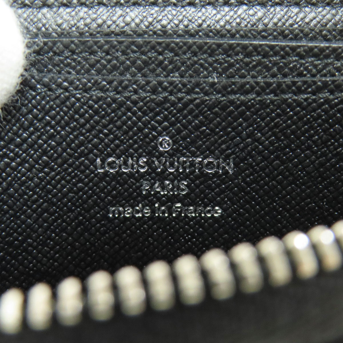 LOUIS VUITTON Coin case N63076 Damier canvas black Zippy coin purse