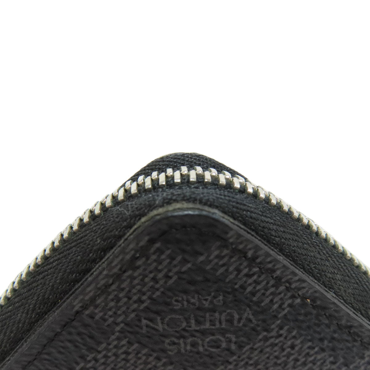 LOUIS VUITTON Coin case N63076 Damier canvas gray Zippy coin purse