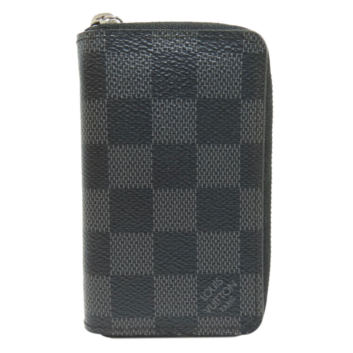 LOUIS VUITTON Coin case N63076 Damier canvas gray Zippy coin purse