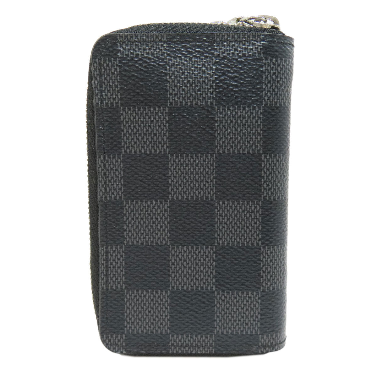 LOUIS VUITTON Coin case N63076 Damier canvas gray Zippy coin purse
