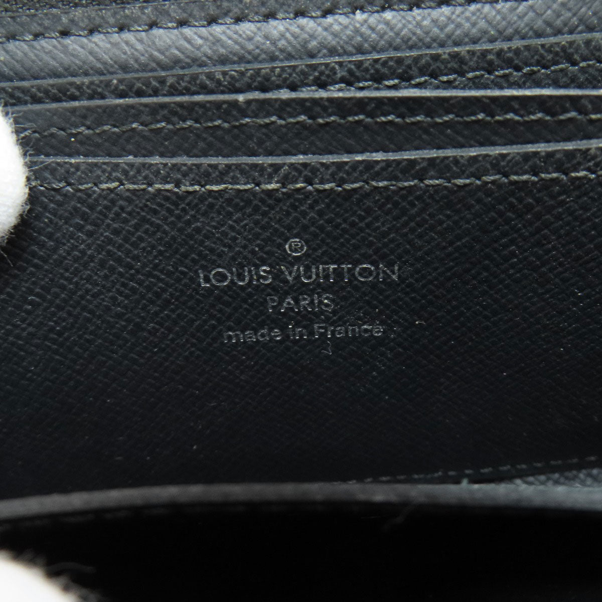 LOUIS VUITTON Coin case N63076 Damier canvas gray Zippy coin purse