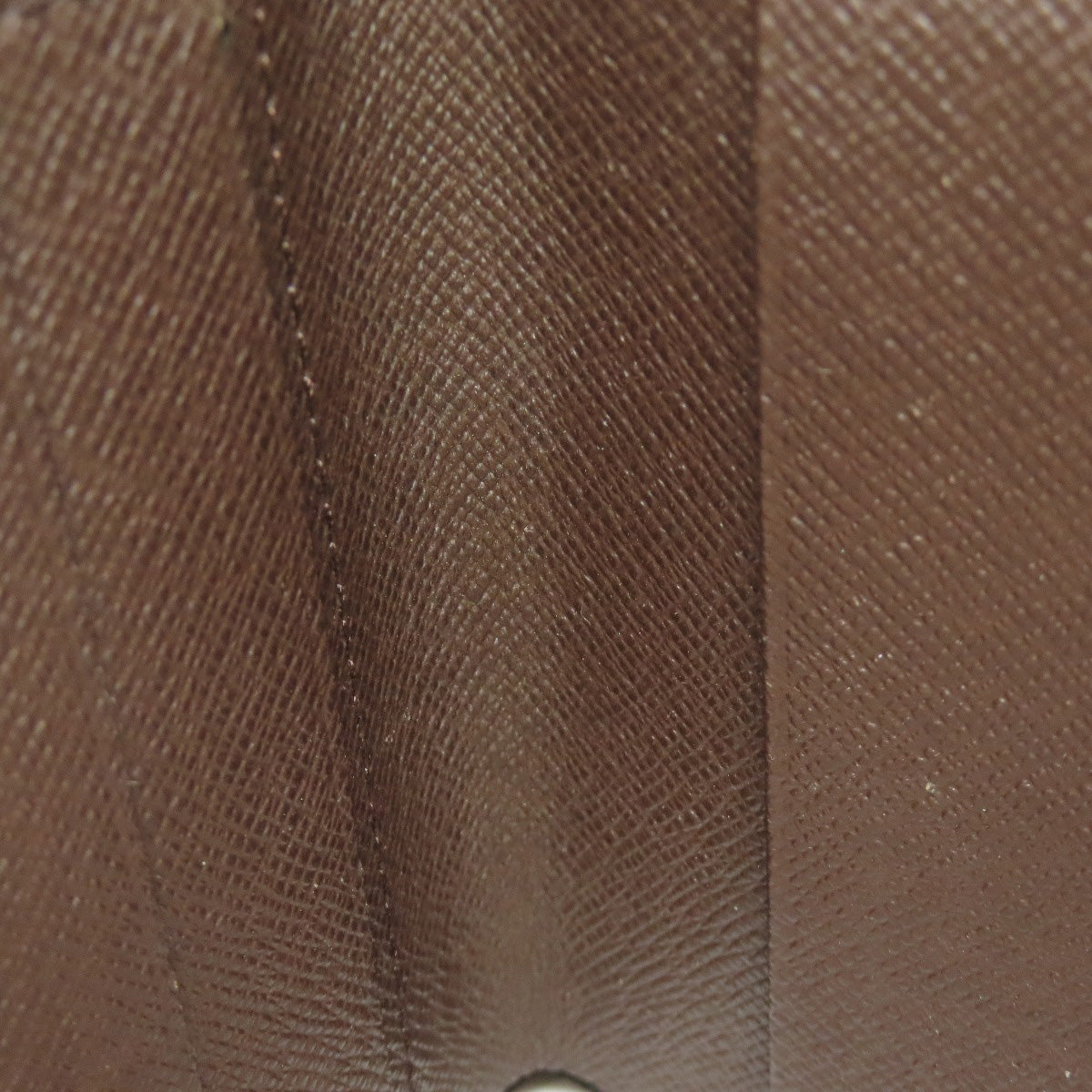 LOUIS VUITTON Bifold Wallet M61668 Damier canvas Brown Compact zip