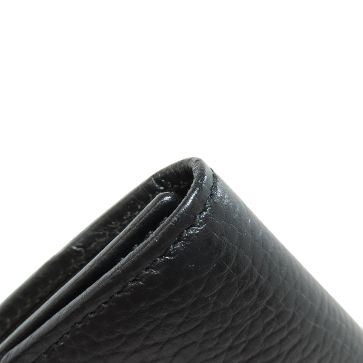 GUCCI Key case Key holder 456118 leather black Double G