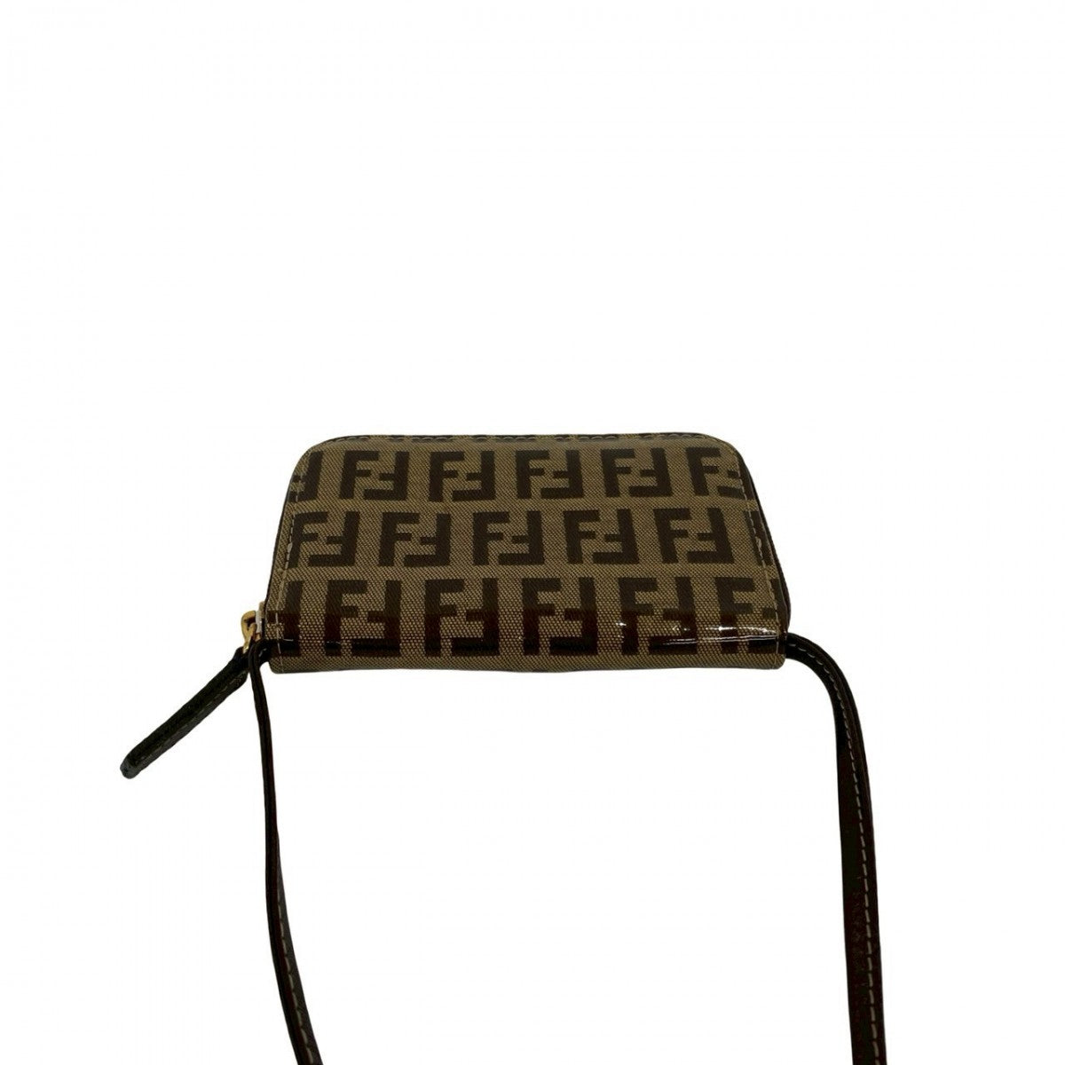 FENDI Coin case PVC Brown