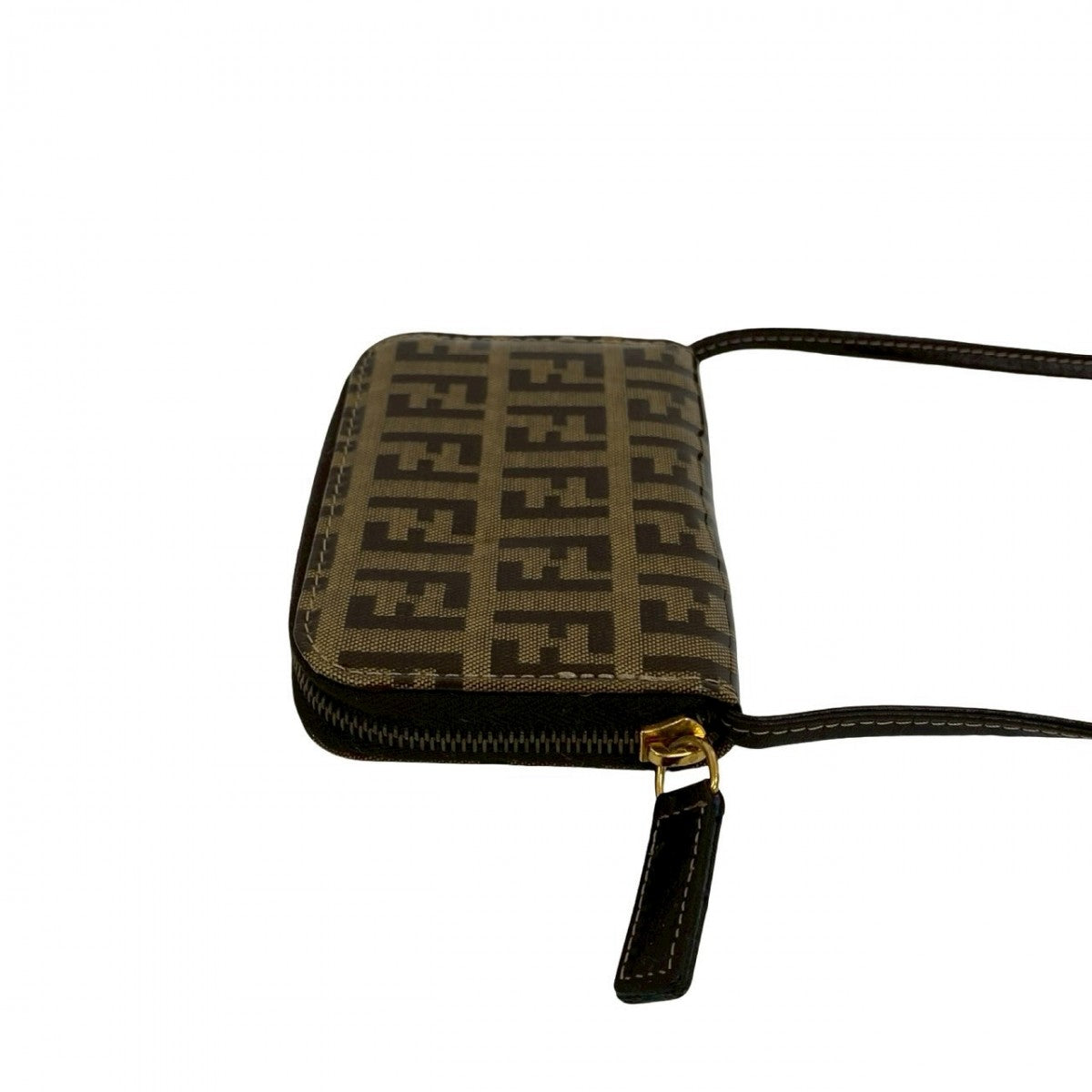 FENDI Coin case PVC Brown