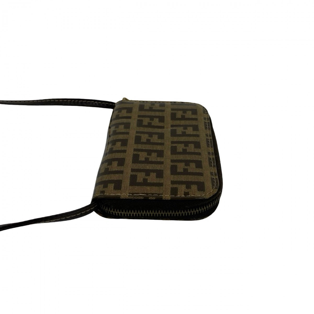 FENDI Coin case PVC Brown