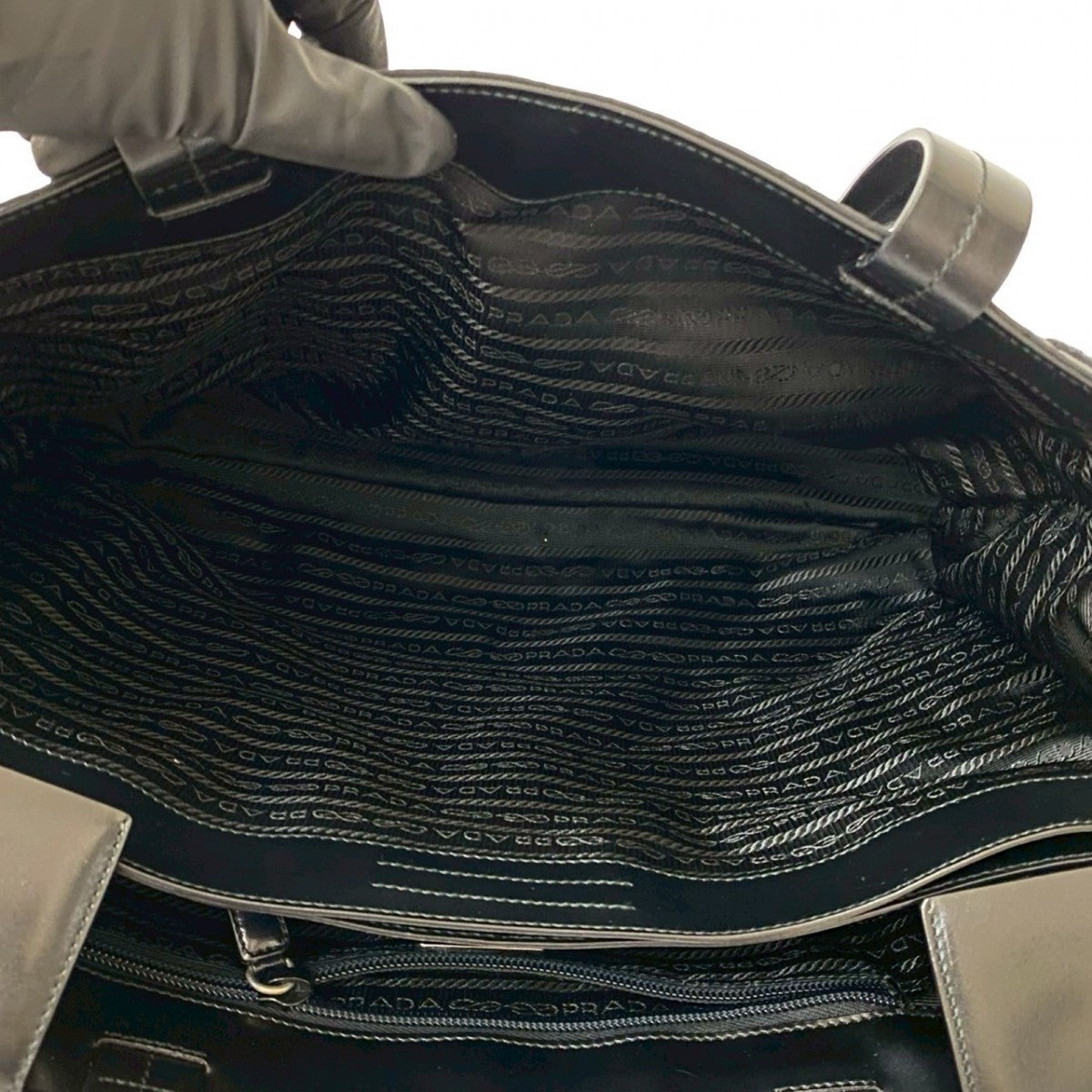 PRADA Tote Bag Nylon black