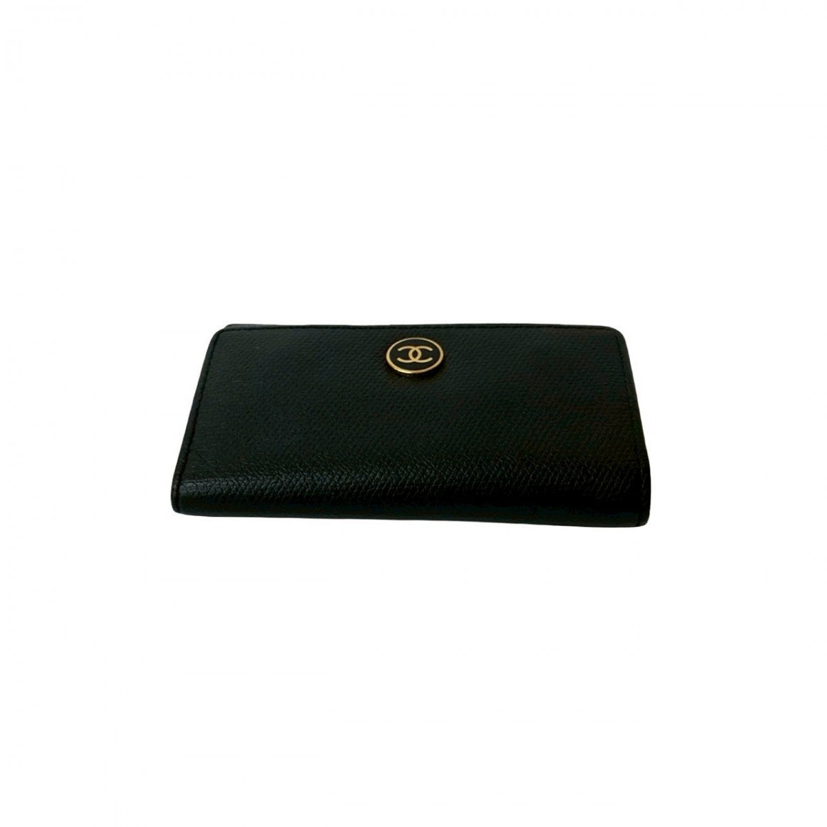 CHANEL Key case Key holder leather black
