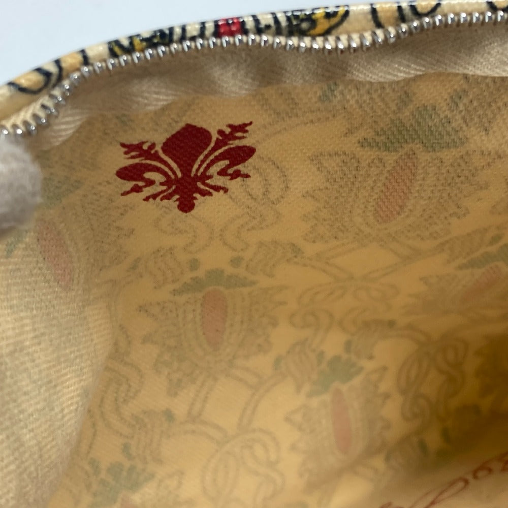 GUCCI Clutch bag Coated canvas Red Garden