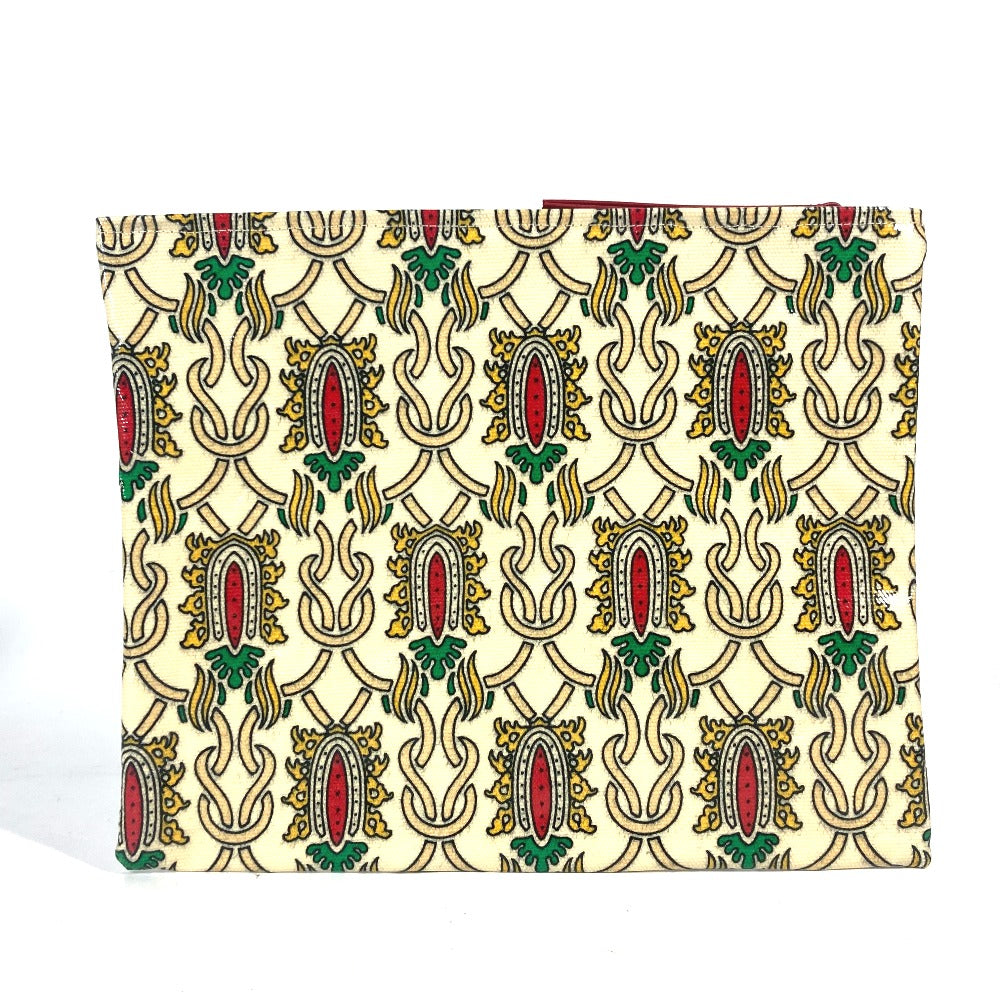 GUCCI Clutch bag Coated canvas Red Garden