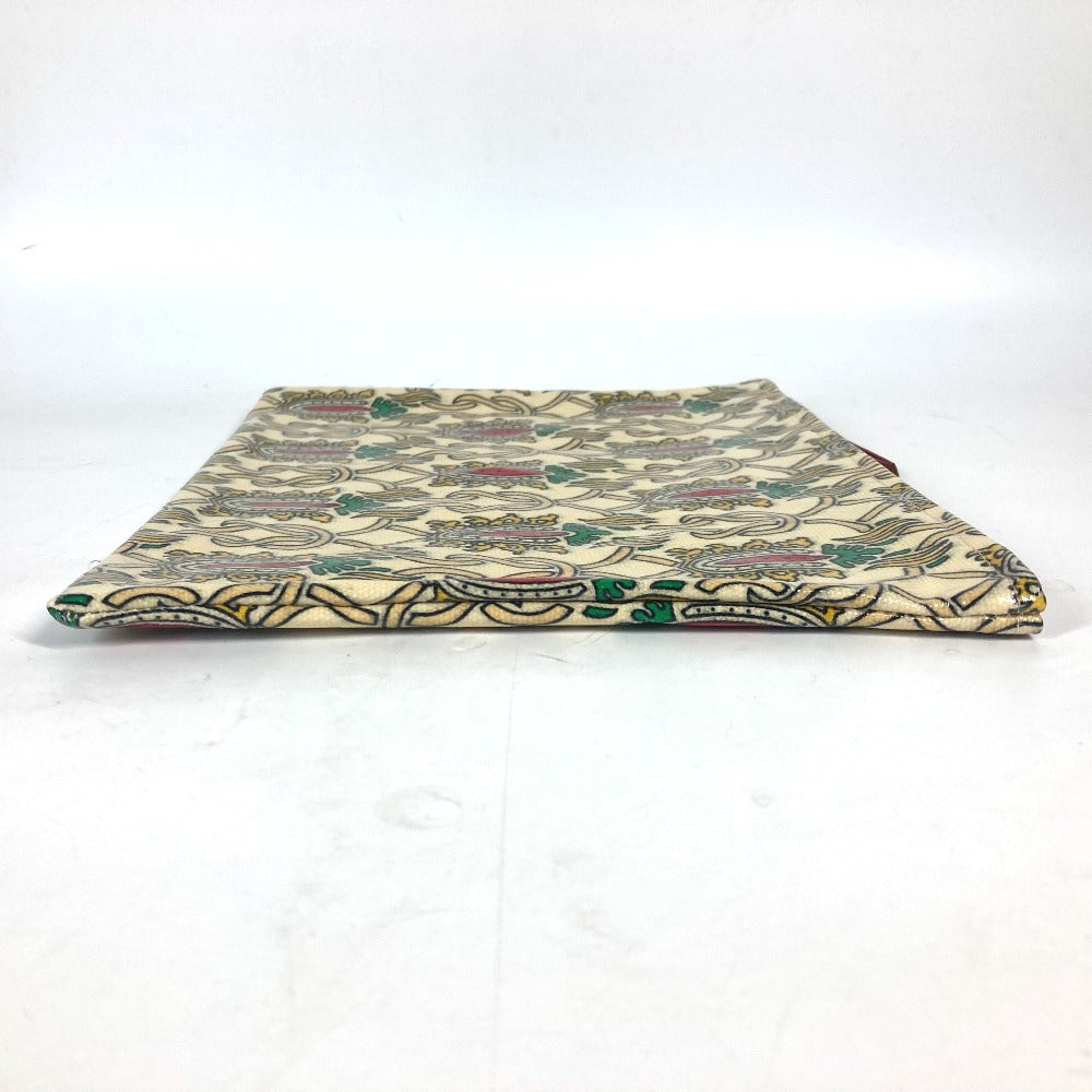 GUCCI Clutch bag Coated canvas Red Garden