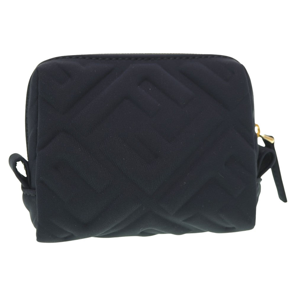 FENDI Pouch 8N0179 Nylon black makeup pouch