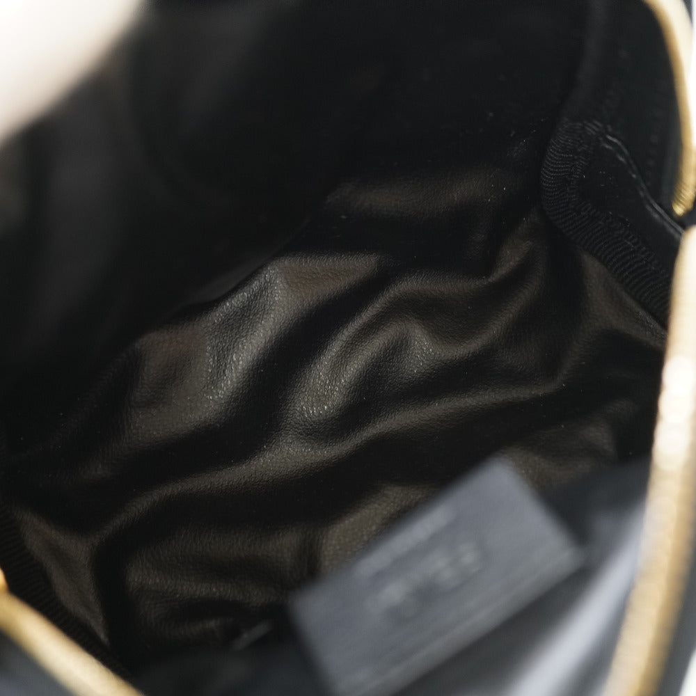 FENDI Pouch 8N0179 Nylon black makeup pouch