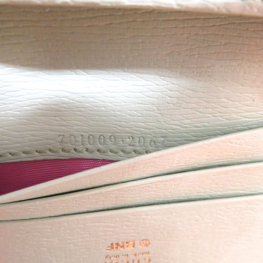 GUCCI Bifold Wallet 701009 leather Emerald Bananya Women Used Authentic