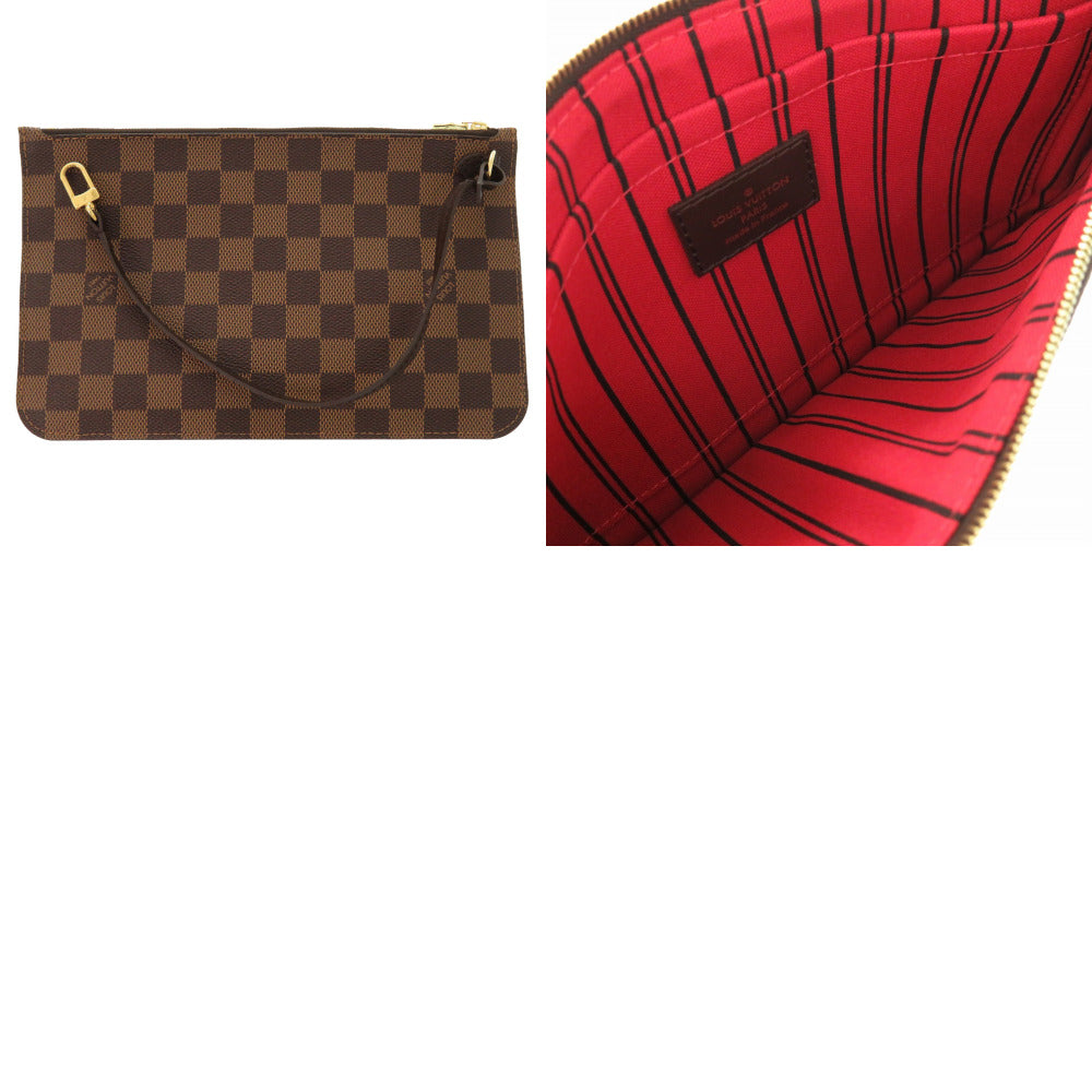 LOUIS VUITTON Tote Bag N41358 Damier canvas Slys Damier New Neverfull MM Women Used Authentic