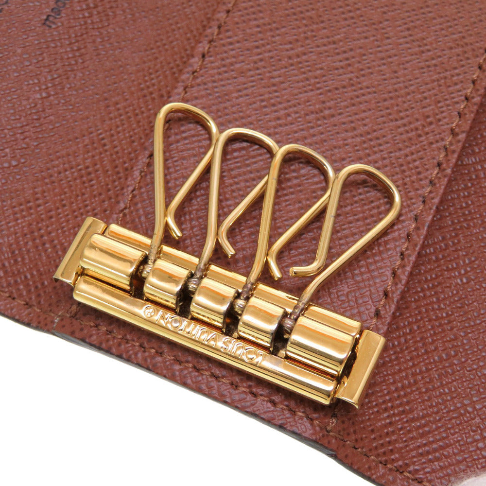 LOUIS VUITTON Key case Key holder M69517 Monogram canvas Brown Monogram Multicles4