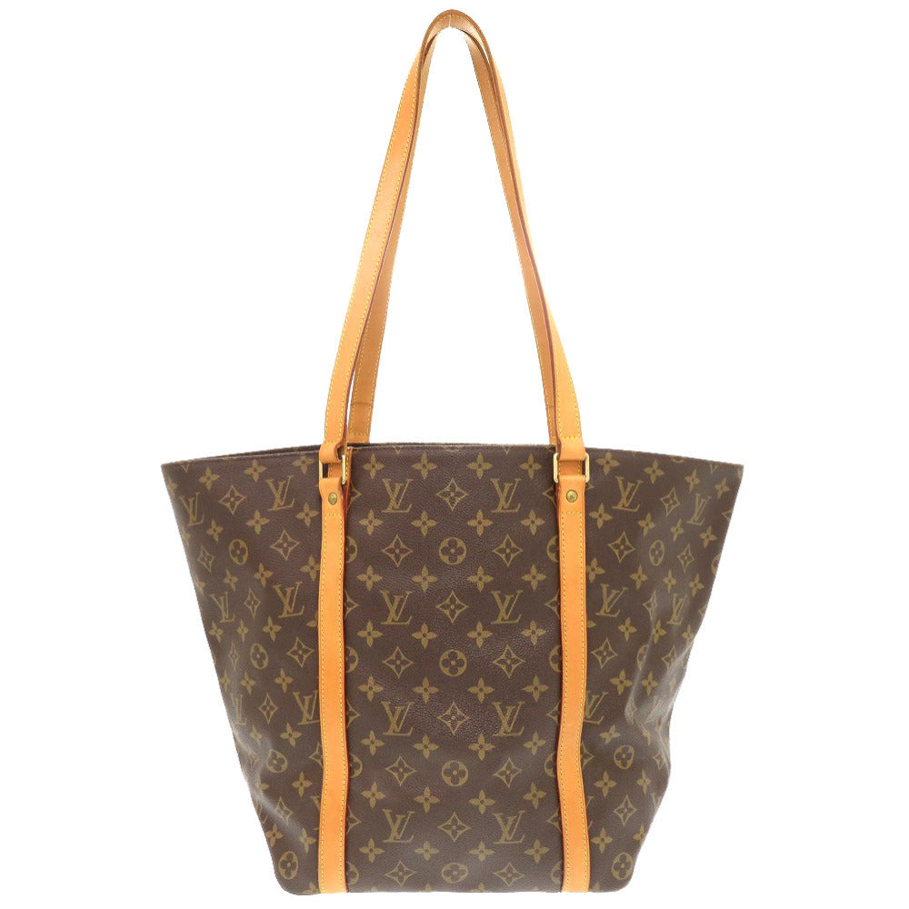 LOUIS VUITTON Tote Bag M51108 Monogram canvas Brown Monogram Sac shopping Women Used Authentic