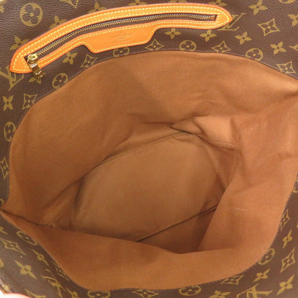 LOUIS VUITTON Tote Bag M51108 Monogram canvas Brown Monogram Sac shopping Women Used Authentic