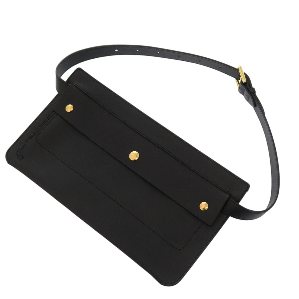 BURBERRY Waist bag leather black