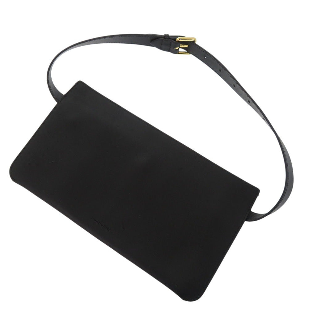 BURBERRY Waist bag leather black