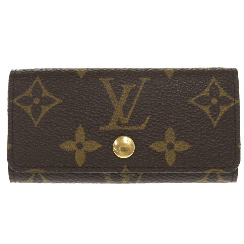 LOUIS VUITTON Key case Key holder M69517 Monogram canvas Brown Monogram Multicles4
