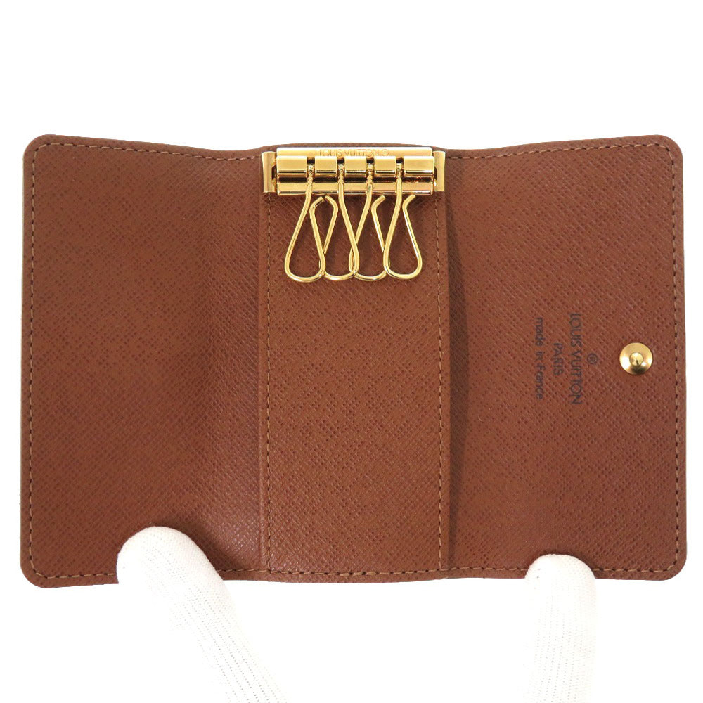 LOUIS VUITTON Key case Key holder M69517 Monogram canvas Brown Monogram Multicles4