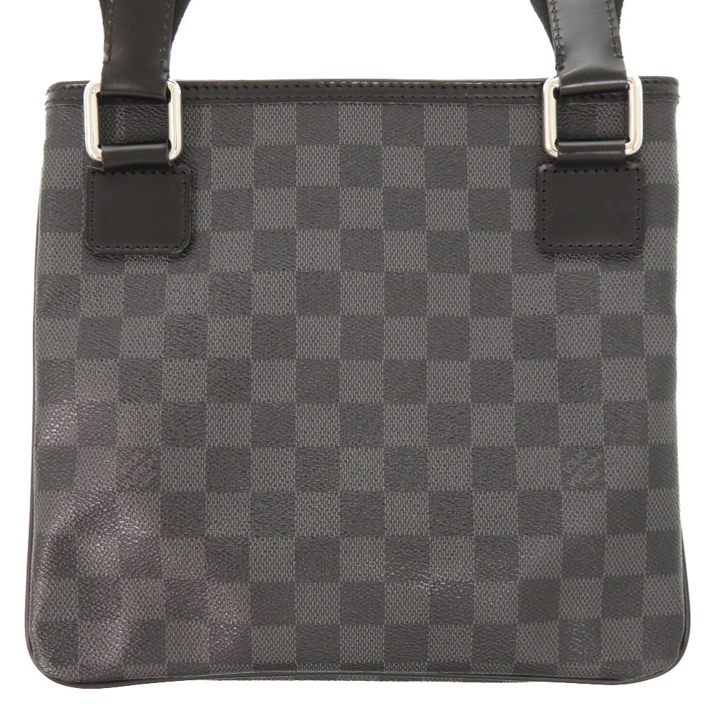 LOUIS VUITTON Shoulder Bag N58028 Damier Grafitto Canvas gray Damier Graphite Tomas Women Used Authentic