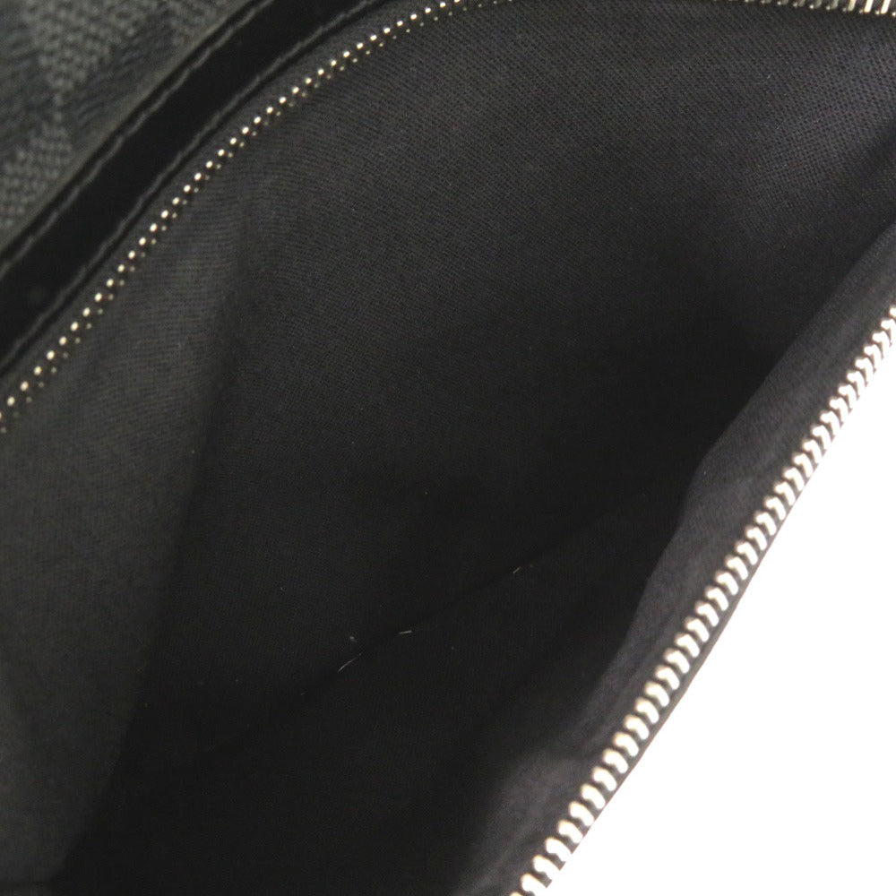 LOUIS VUITTON Shoulder Bag N58028 Damier Grafitto Canvas gray Damier Graphite Tomas Women Used Authentic