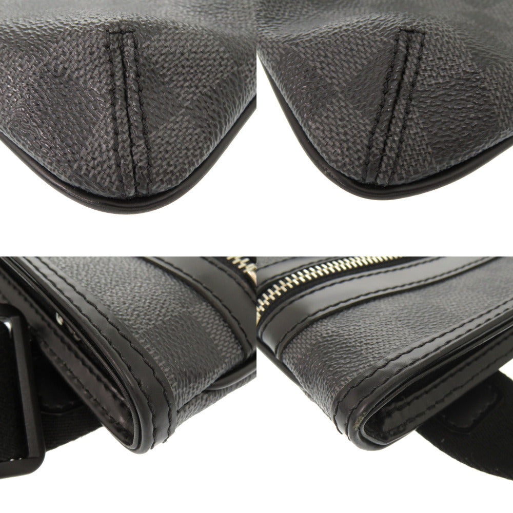 LOUIS VUITTON Shoulder Bag N58028 Damier Grafitto Canvas gray Damier Graphite Tomas Women Used Authentic