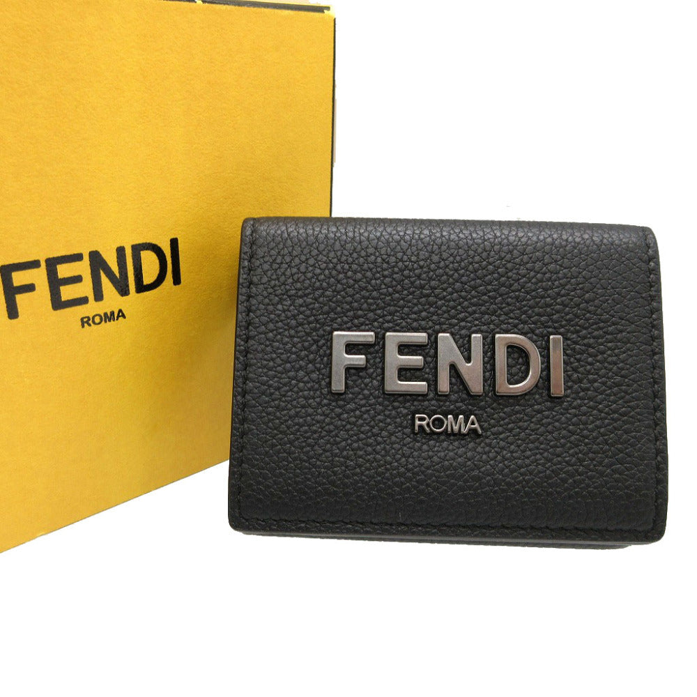 FENDI Tri-fold wallet 7M0280 leather black